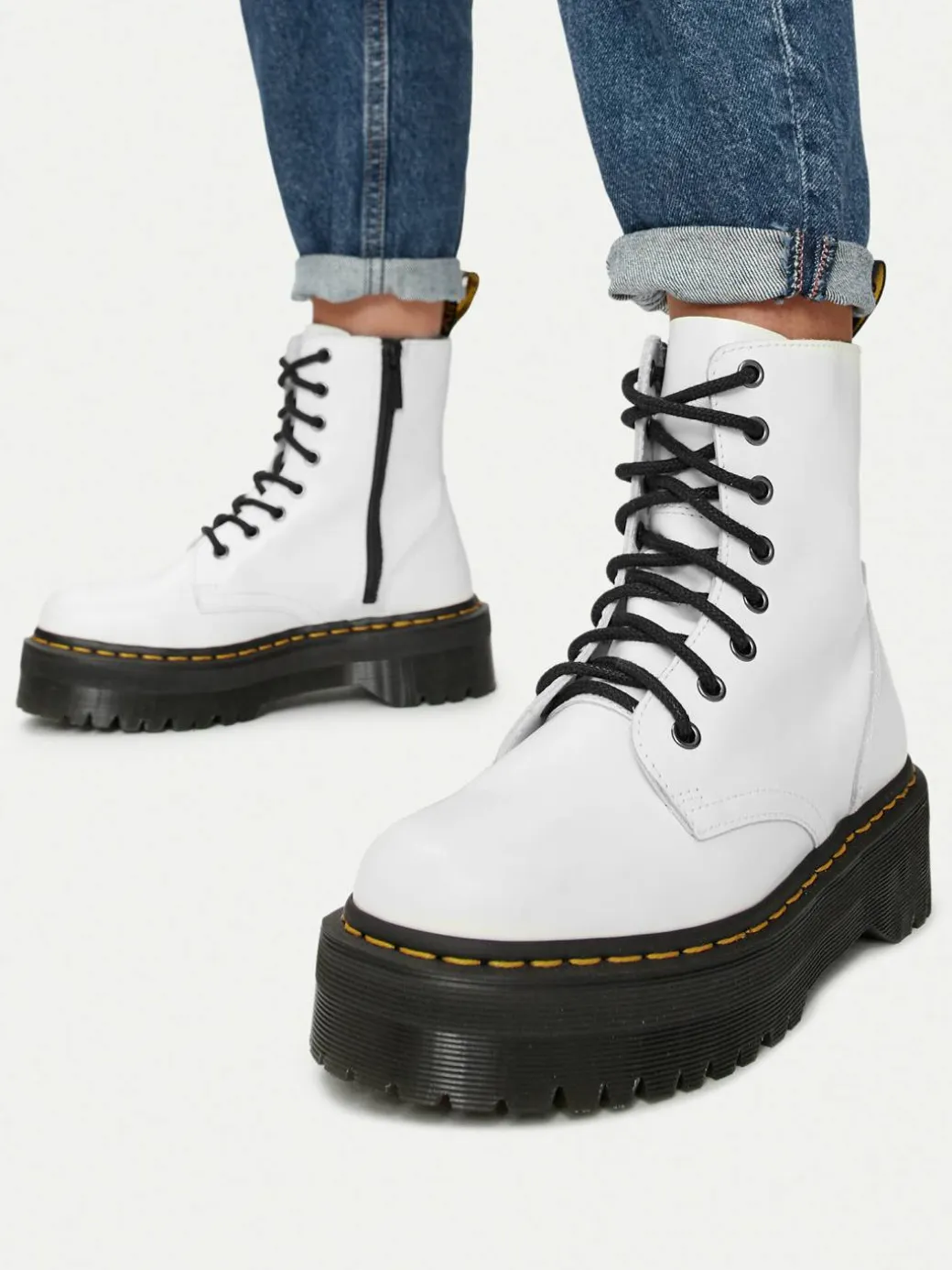 Anfibi Jadon 15265100 Bianco