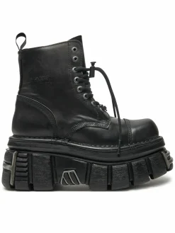 Anfibi M-NEWMILI083-S37 Nero