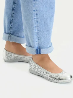 Ballerine 9-22151-42 Argento