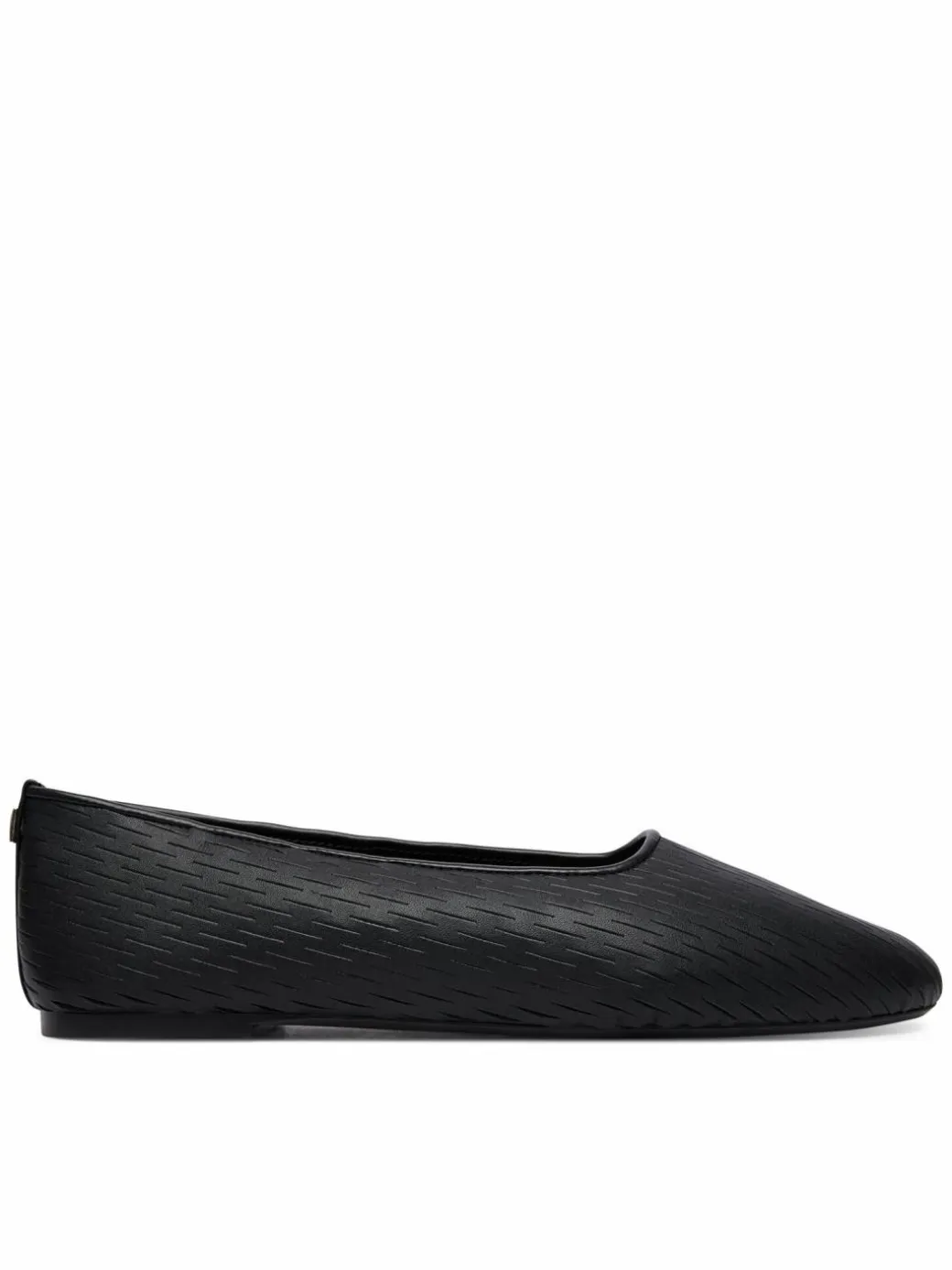 Ballerine Oblique Ballerina Cut Lth HW0HW03033 Nero