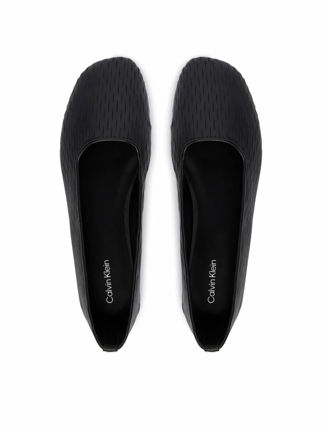 Ballerine Oblique Ballerina Cut Lth HW0HW03033 Nero