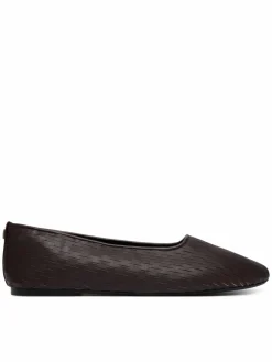 Ballerine Oblique Ballerina Cut Lth HW0HW03033 Bordeaux