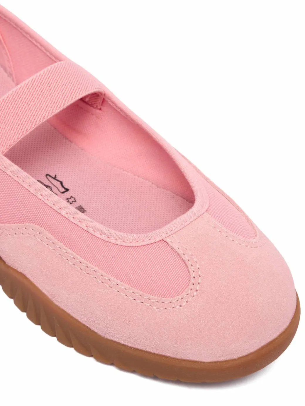 Ballerine Run Star Trainer Ballet Flat A17031C Rosa