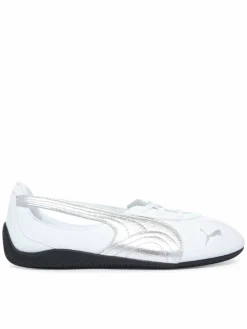 Ballerine Speedcat Ballet Nova Metallic Wns 408342 01 Bianco