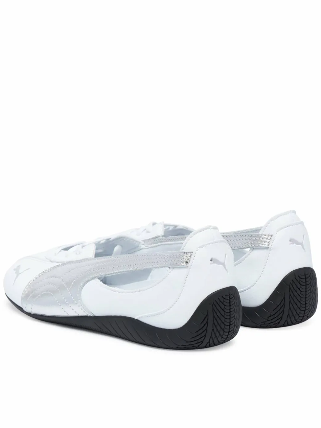 Ballerine Speedcat Ballet Nova Metallic Wns 408342 01 Bianco