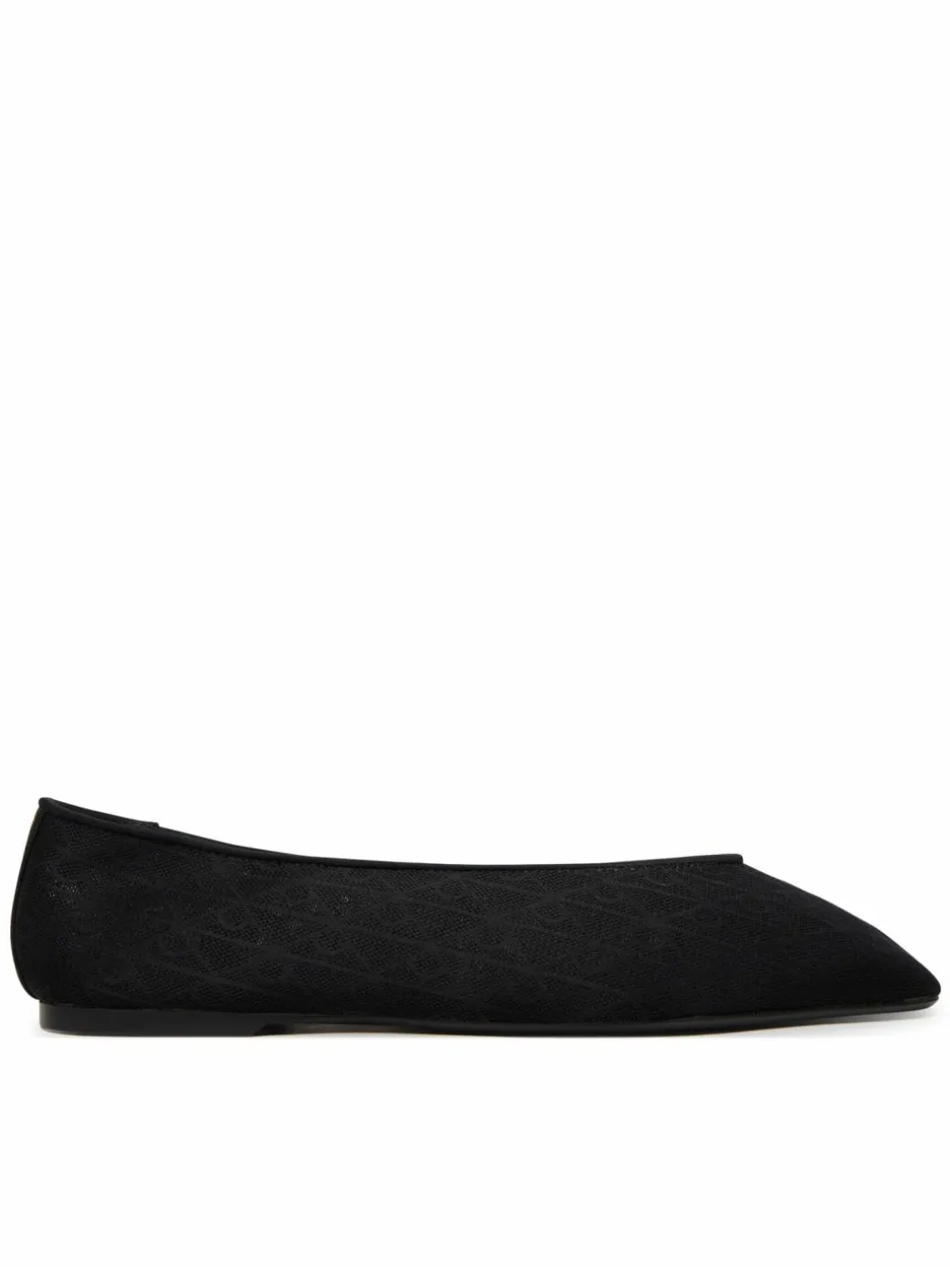 Ballerine Square Ballerina Aop Mesh HW0HW02937 Nero