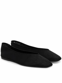 Ballerine Square Ballerina Aop Mesh HW0HW02937 Nero