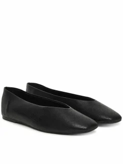 Ballerine Square Ballerina Aop Lth HW0HW02936 Nero