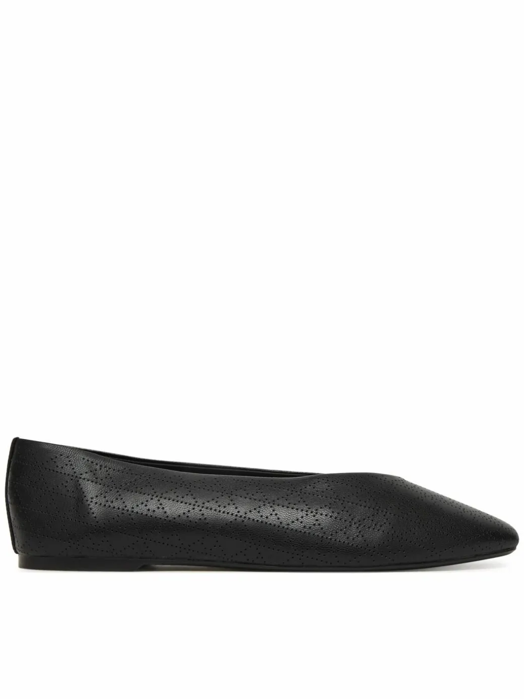 Ballerine Square Ballerina Aop Lth HW0HW02936 Nero