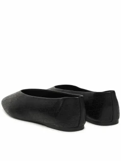 Ballerine Square Ballerina Aop Lth HW0HW02936 Nero