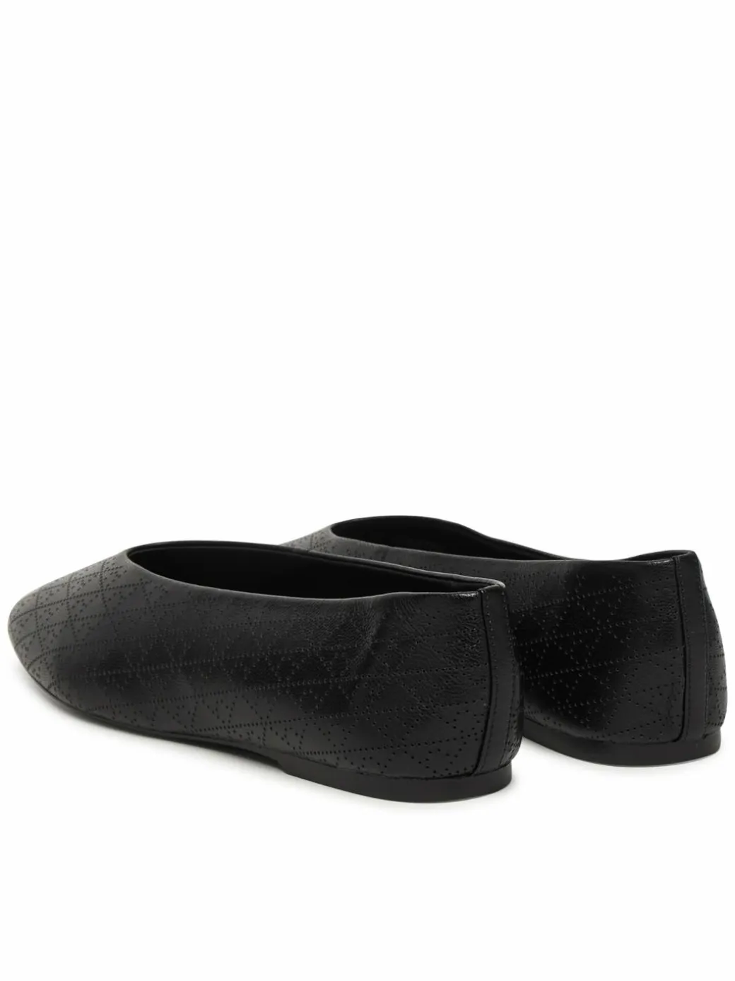 Ballerine Square Ballerina Aop Lth HW0HW02936 Nero