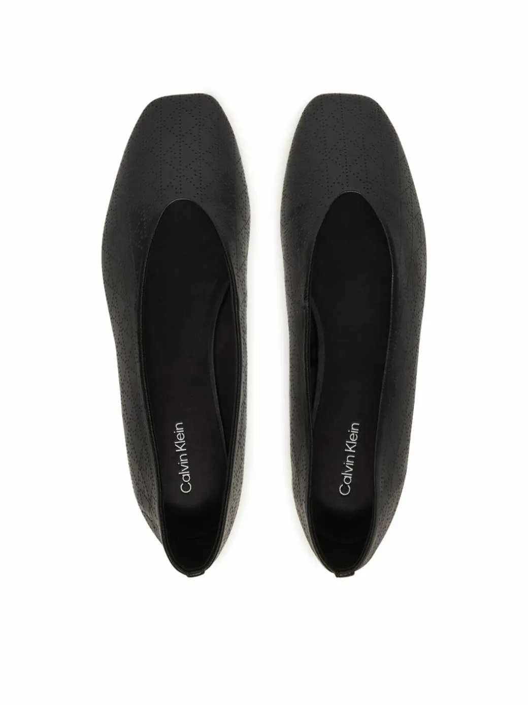Ballerine Square Ballerina Aop Lth HW0HW02936 Nero