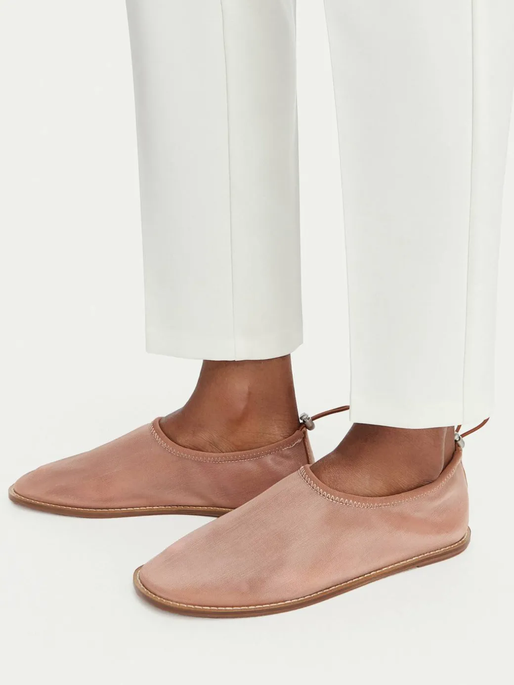 Ballerine Stretch Ballerina Shoe Spac Mesh HW0HW03041 Corallo