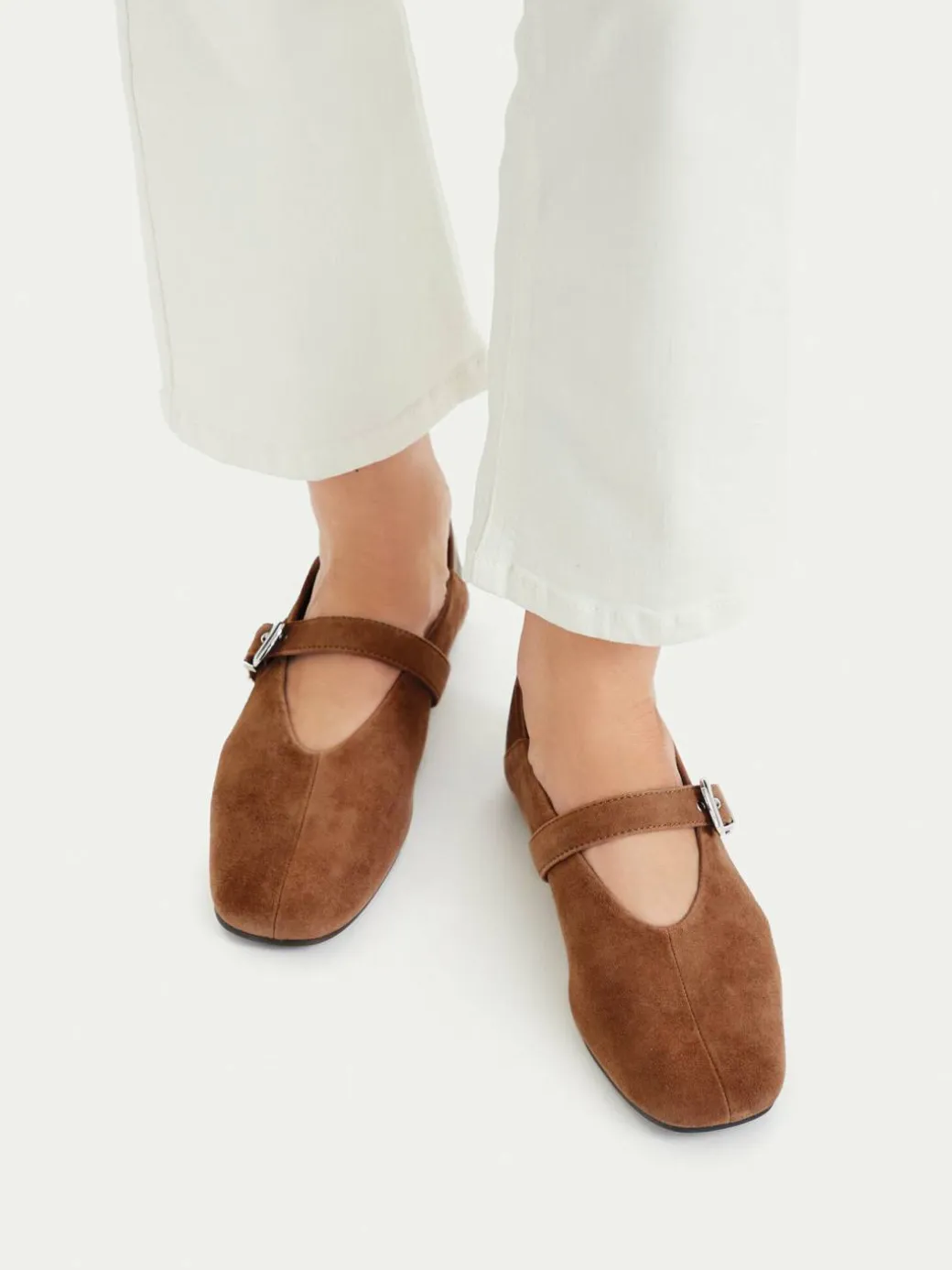 Ballerine Tjw Ballerina Suede EN0EN03067 Marrone