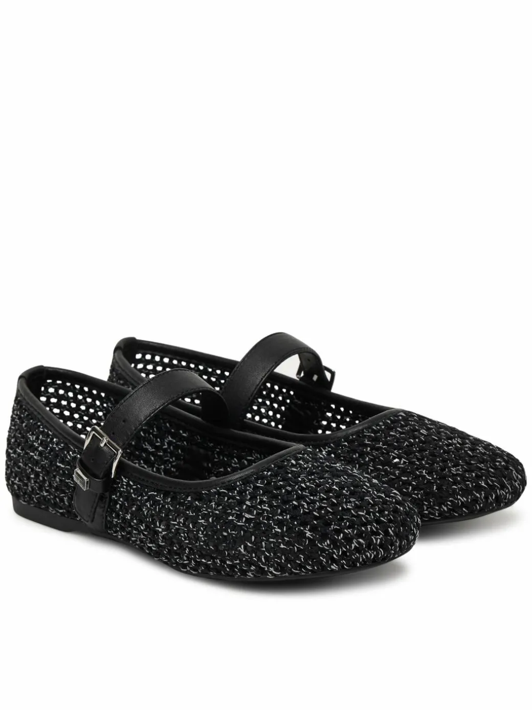 Ballerine Tjw Knitted Ballerina EN0EN03030 Nero