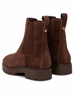 Chelsea Allyson Suede Bootie 802974477004 Marrone