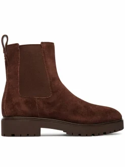 Chelsea Allyson Suede Bootie 802974477004 Marrone