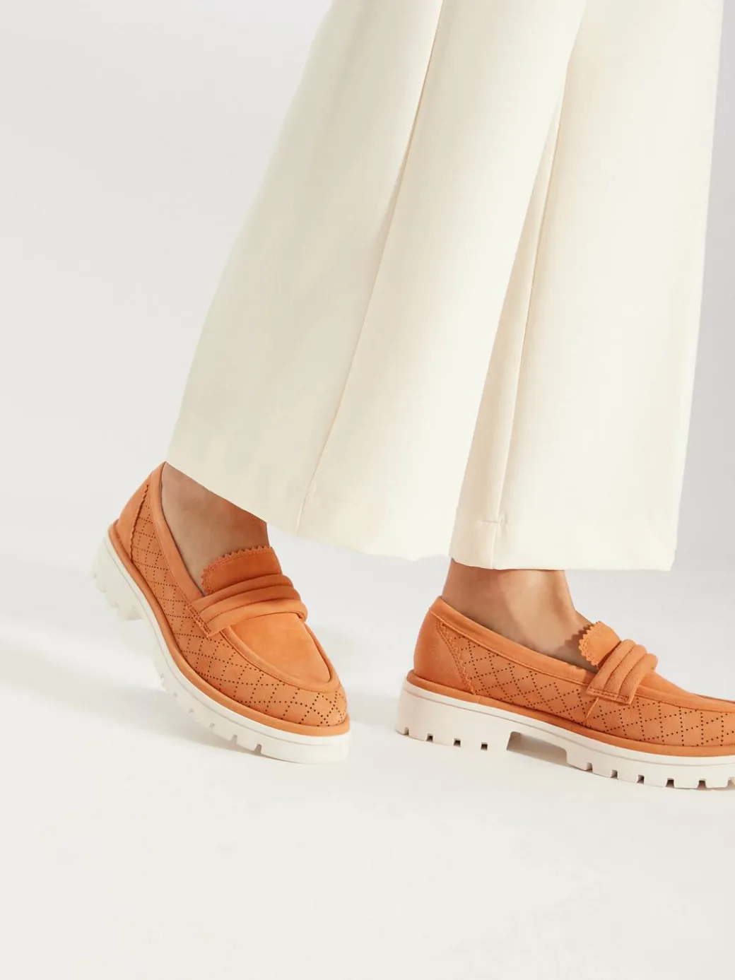 Chunky loafers 9-24750-42 Arancione