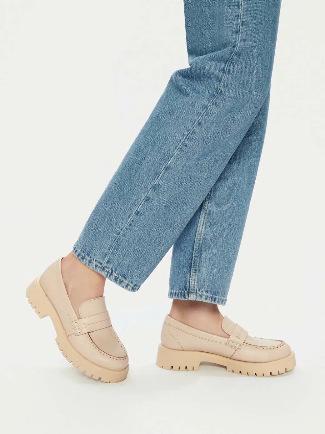 Chunky loafers ARC-BEA-02 Beige