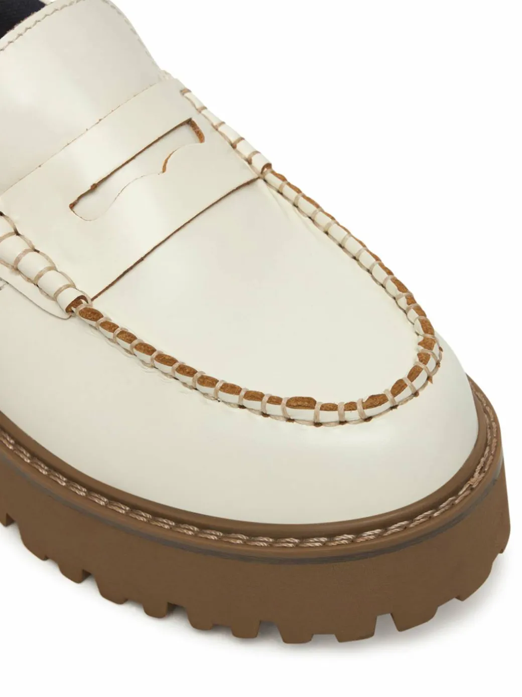 Chunky loafers Archive '01 Leather Loafer EN0EN03022 Crema