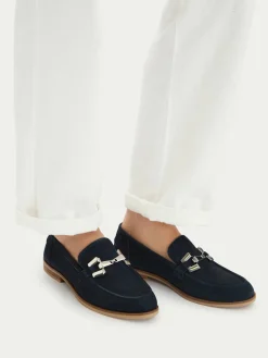 Chunky loafers 9-24202-46 Blu scuro