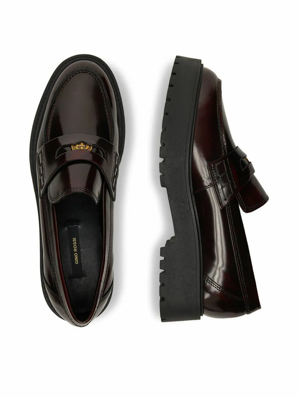 Chunky loafers C-CARRIE1 Bordeaux