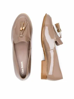 Chunky loafers CD24055-1 Beige