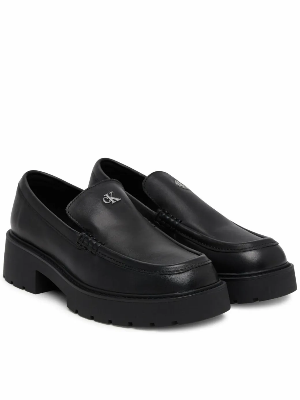 Chunky loafers Chunky Cupsole Ru Patch Lth YW0YW01862 Nero