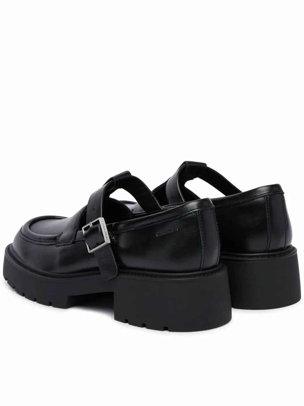 Chunky loafers Chunky Loafer Tbar Pol Lth HW0HW03046 Nero