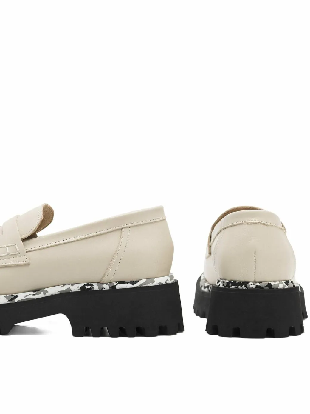 Chunky loafers CLERMONT-50102 Beige
