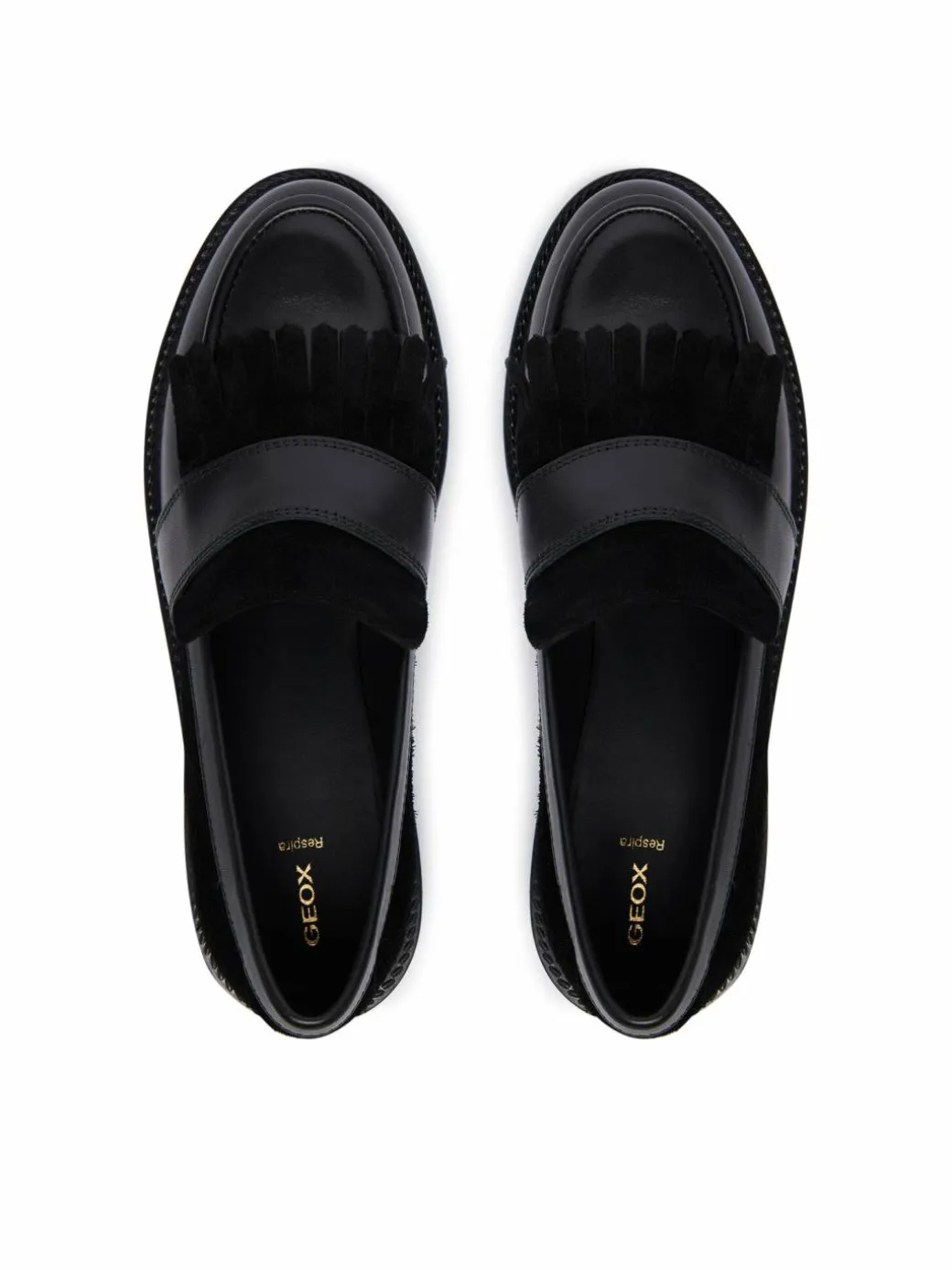 Chunky loafers D Serilda D66WYE 4323 C9999 Nero