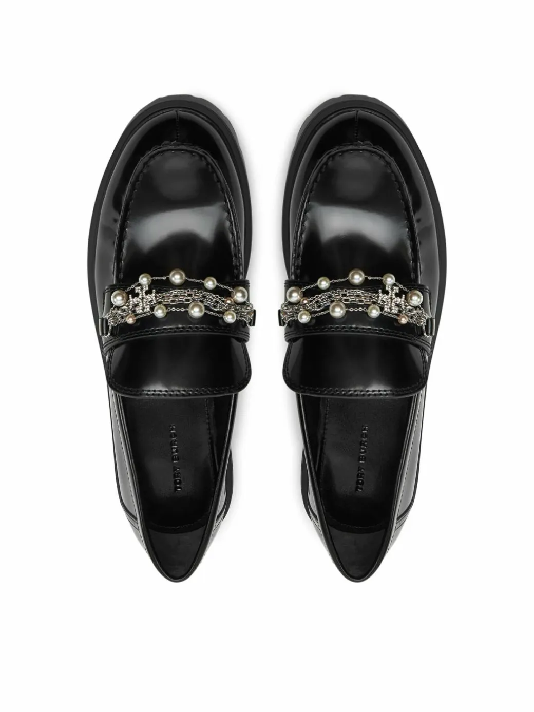 Chunky loafers Embellished Classic Lug Loafer 165828 Nero