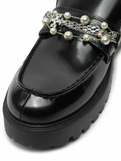 Chunky loafers Embellished Classic Lug Loafer 165828 Nero