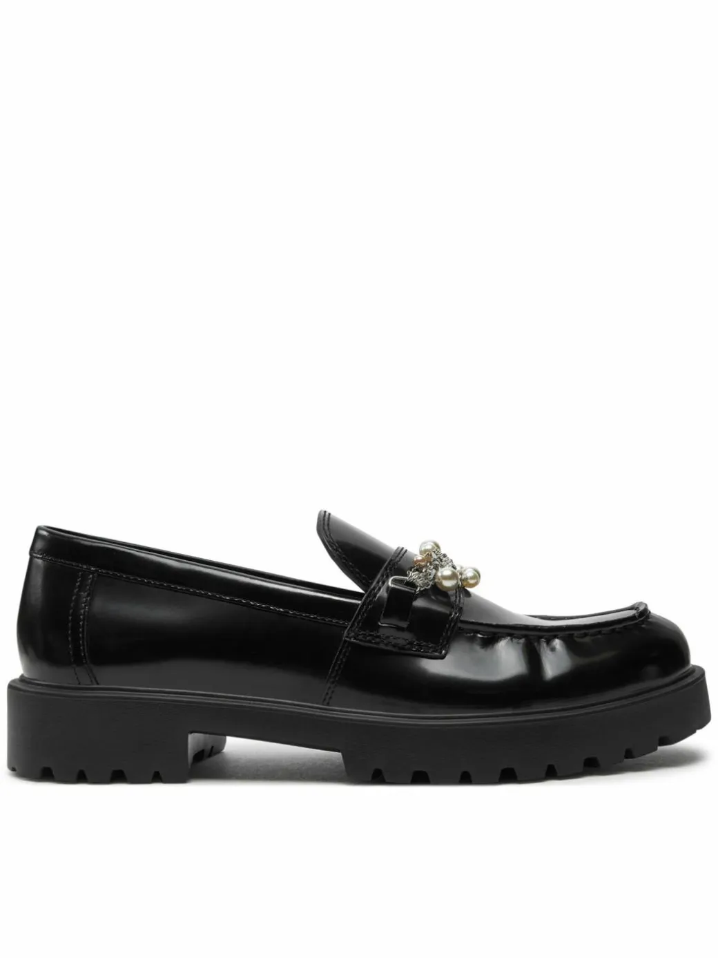 Chunky loafers Embellished Classic Lug Loafer 165828 Nero