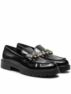 Chunky loafers Embellished Classic Lug Loafer 165828 Nero