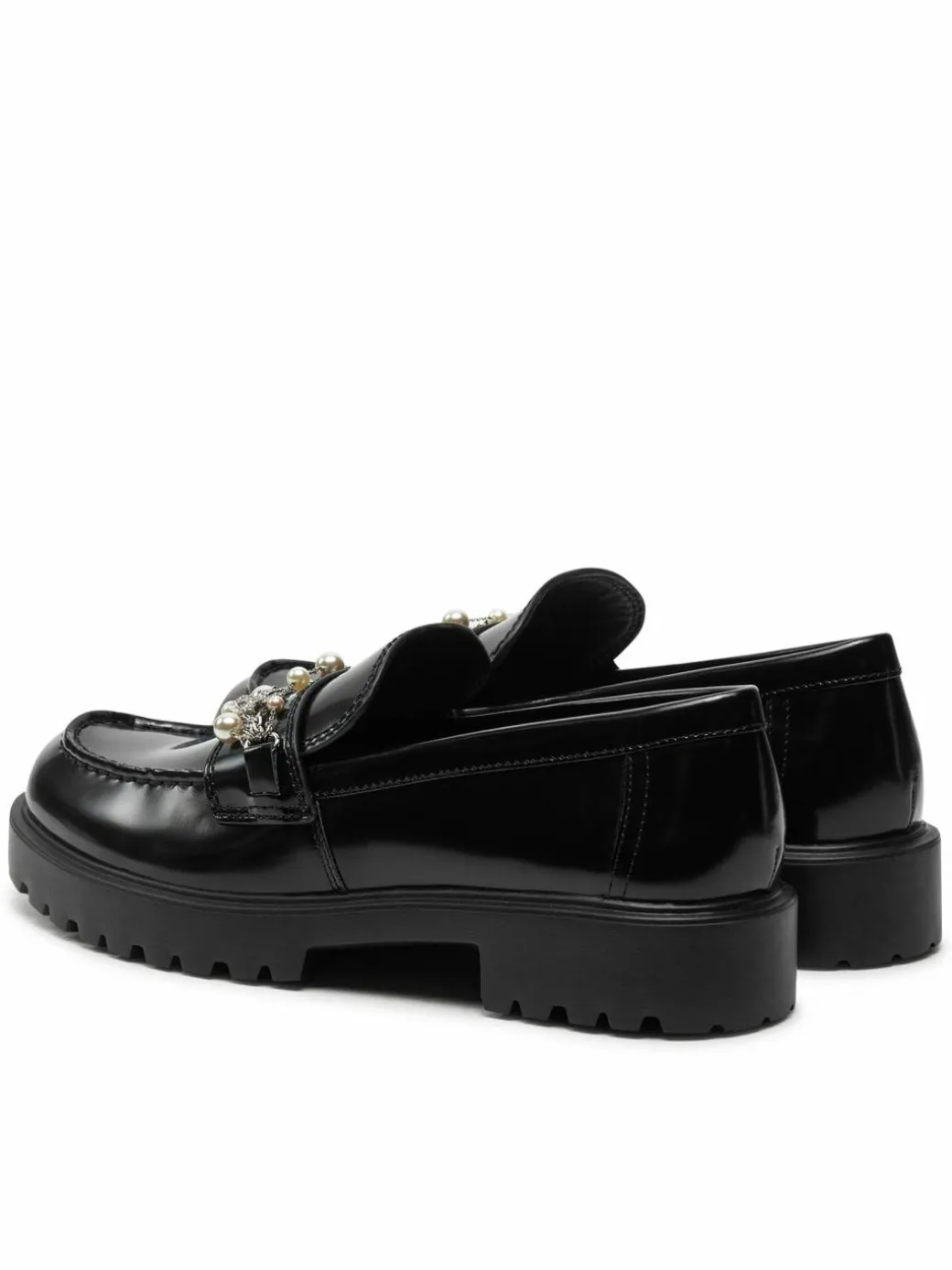 Chunky loafers Embellished Classic Lug Loafer 165828 Nero