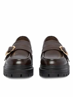 Chunky loafers EO-SVETA001W/GY1 Marrone scuro