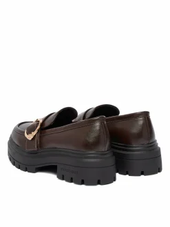 Chunky loafers EO-SVETA001W/GY1 Marrone scuro