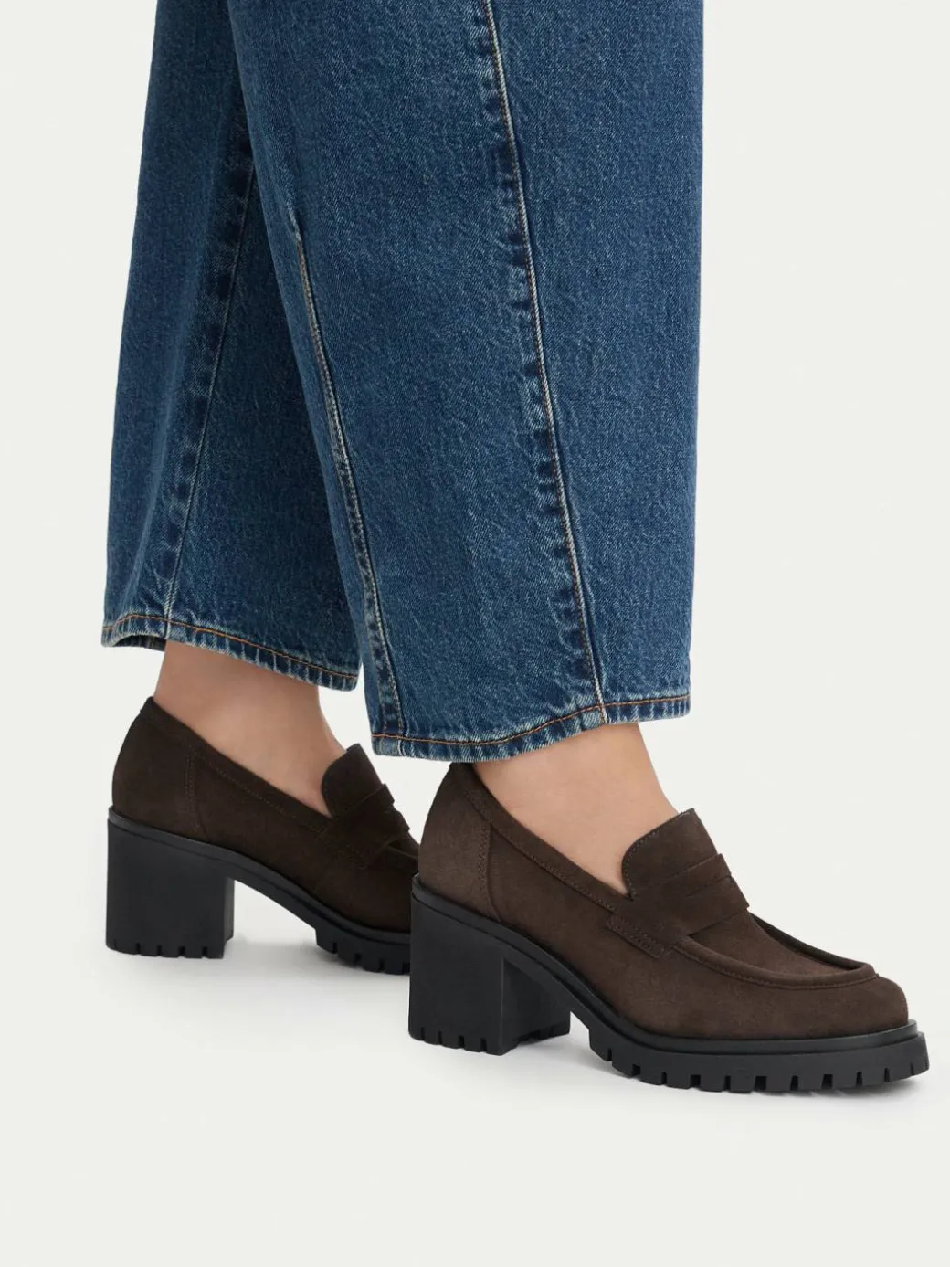 Chunky loafers GATE-25820LM Marrone scuro