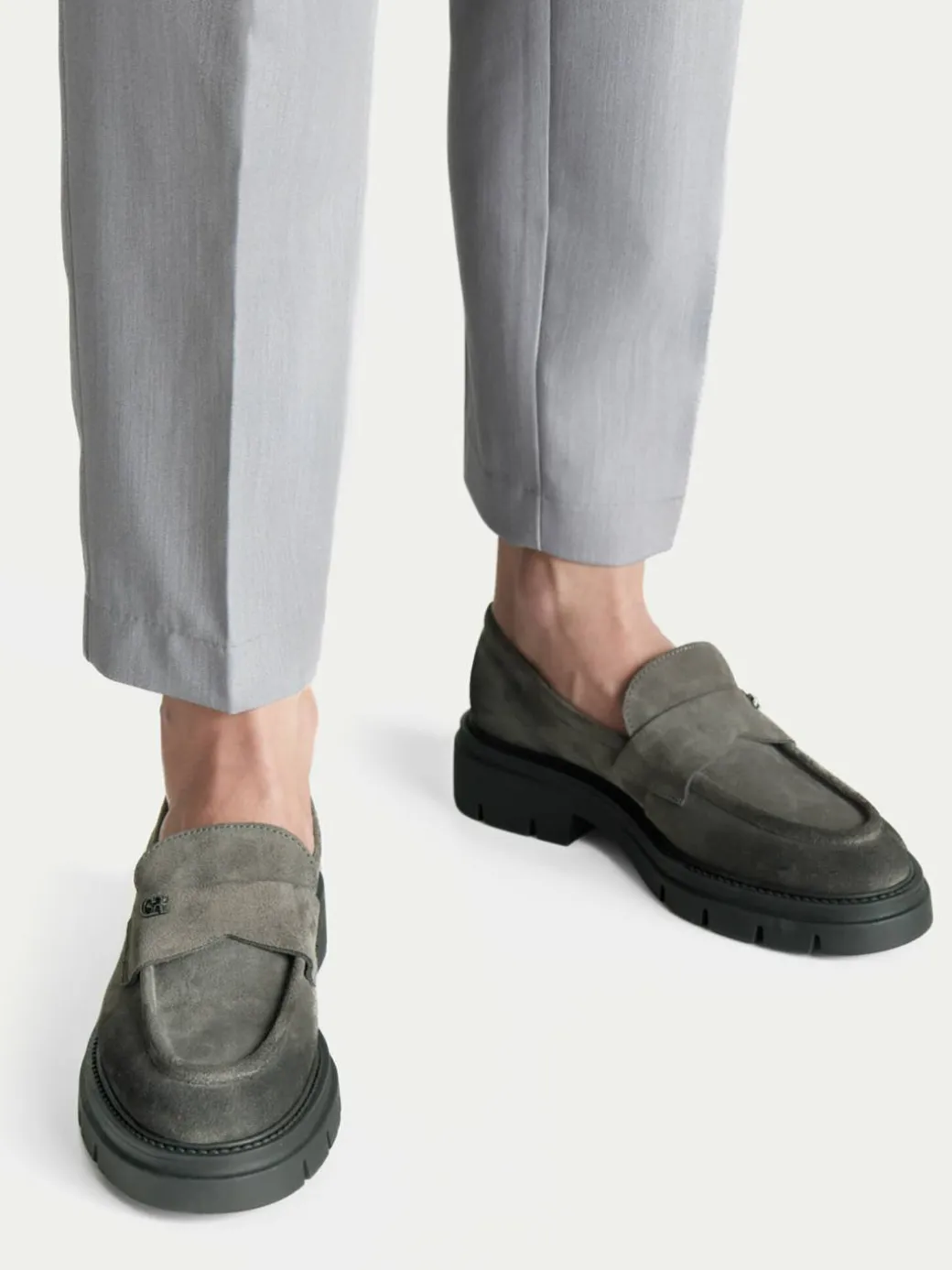 Chunky loafers GRACE-I24-2637LM Grigio