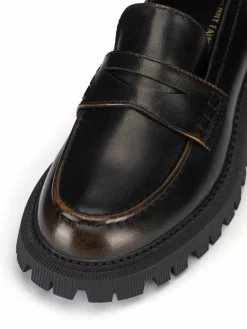 Chunky loafers HY13027-17 Marrone