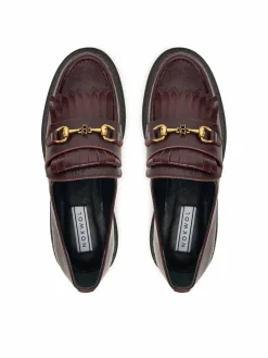 Chunky loafers Perry Bordeaux