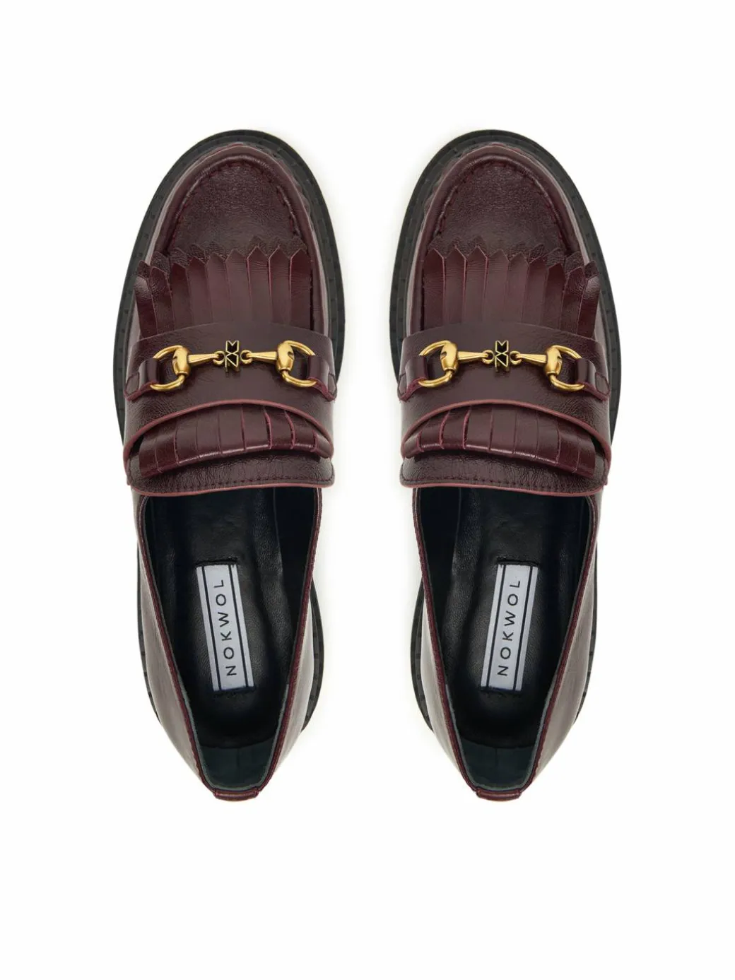 Chunky loafers Perry Bordeaux