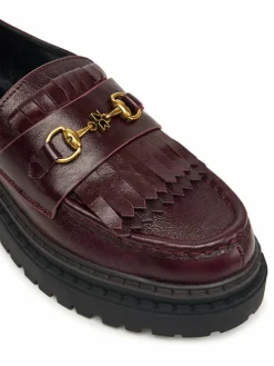 Chunky loafers Perry Bordeaux