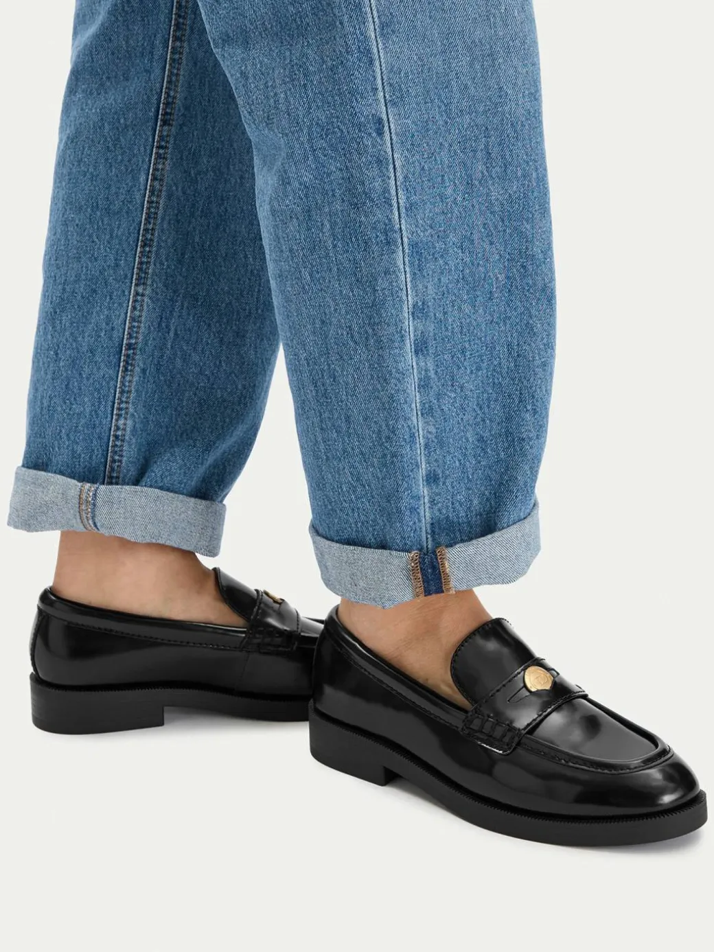Chunky loafers Preppy 01 SF5129 PX362 Nero