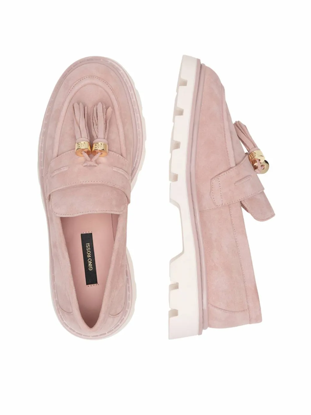 Chunky loafers SIMON-115856. Rosa