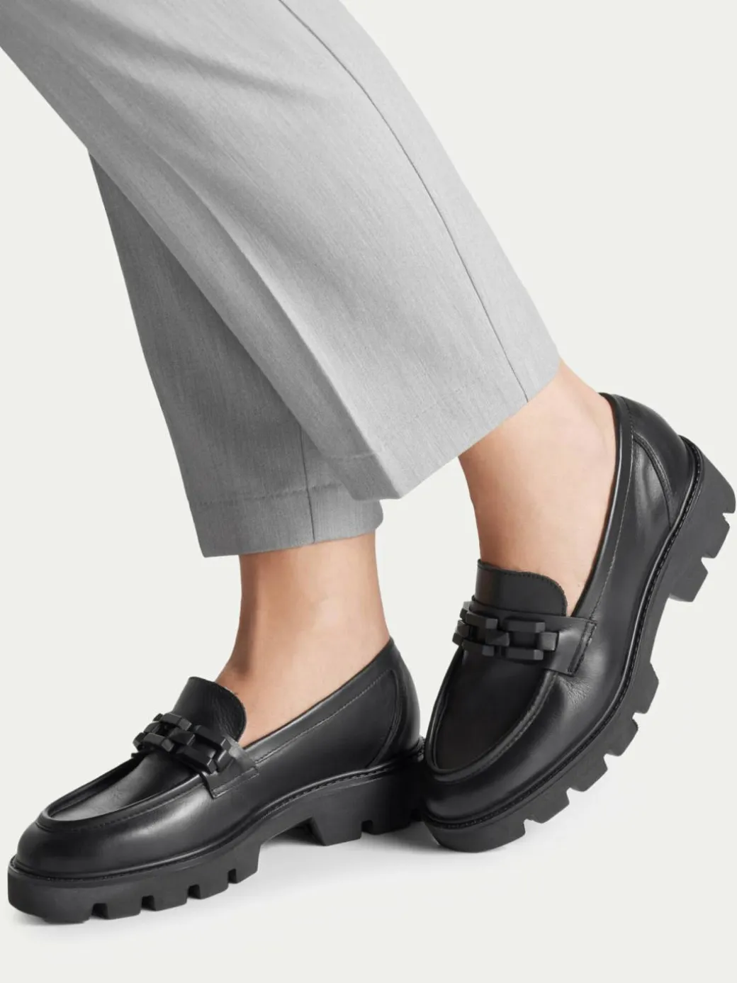 Chunky loafers TROPEA-E23-28188PE Nero