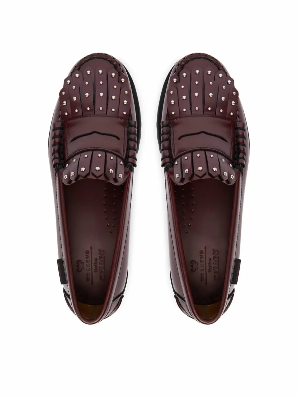 Chunky loafers Weekendanlug 2525526015670 Bordeaux