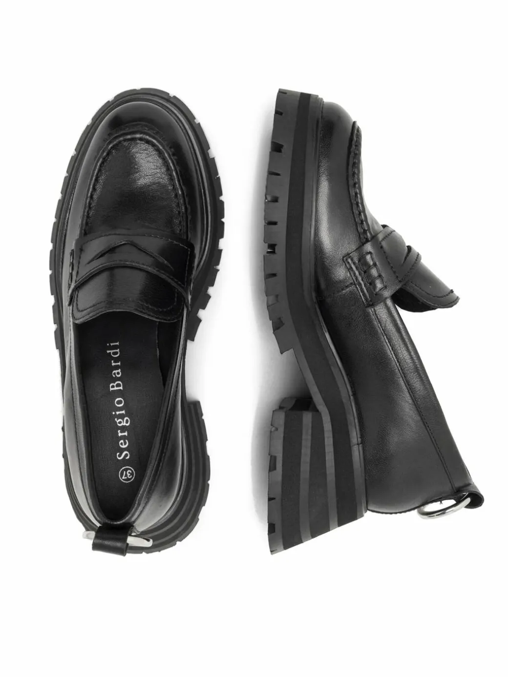 Chunky loafers WI16-C1037-02SB Nero