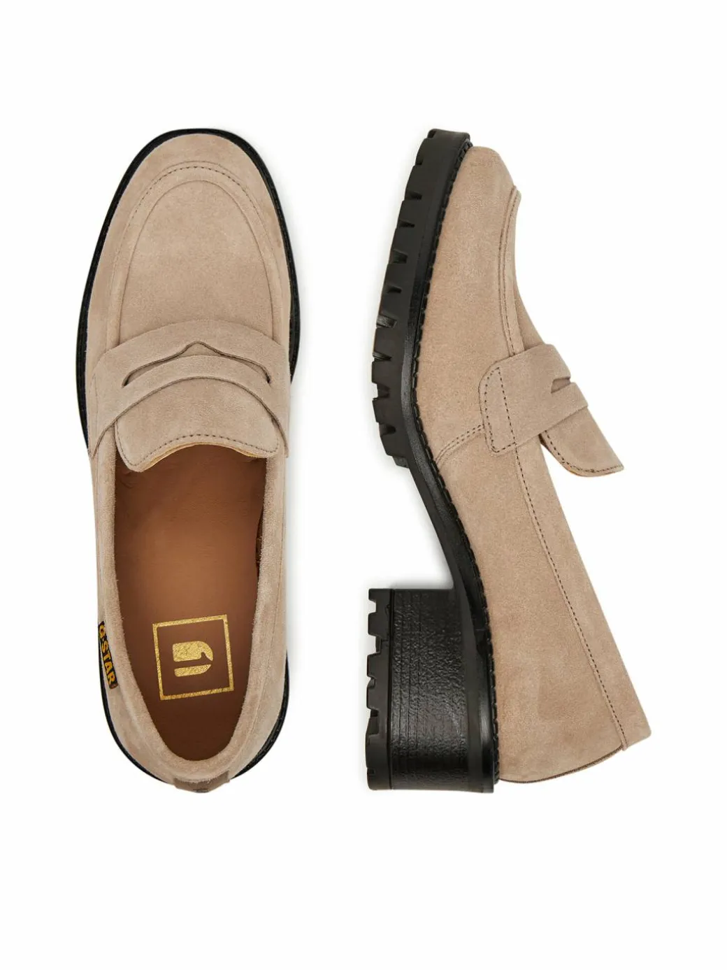 Chunky loafers WI34-JANELLE-01 Beige